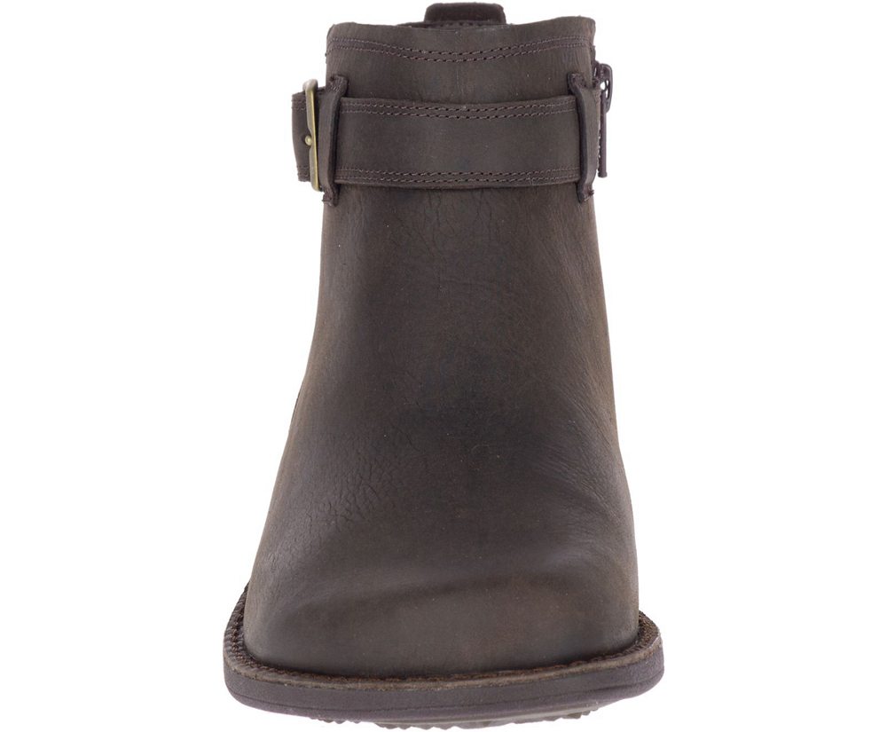 Botas Senhora - Merrell Andover Bluff Waterproof - Marrom - LWP278635